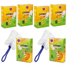 50 piumini + 2 manici CLENDY MULTIDUSTER Piumino Cattura Polv. con Manico