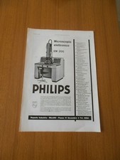 1963 MICROSCOPIO ELETTRONICO EM 200 PHILIPS INDUSTRIALE DA BANCO EPOCA VINTAGE