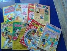 10 FUMETTI DISNEY TOPOLINO-MEGA ALMANACCO- FUMETTI NON COMPLETI  PER LAVORI