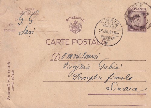 Romania iasi 1946 sinaia - iasi,