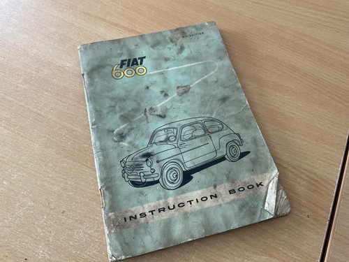 Libretto istruzioni fiat 600 - istruzioni,