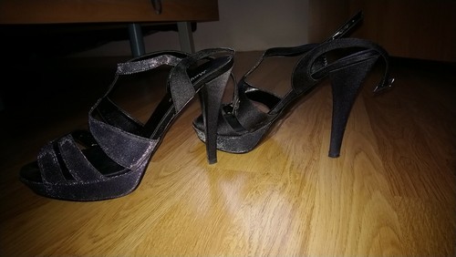 Scarpe donna nere argento - scarpe, e