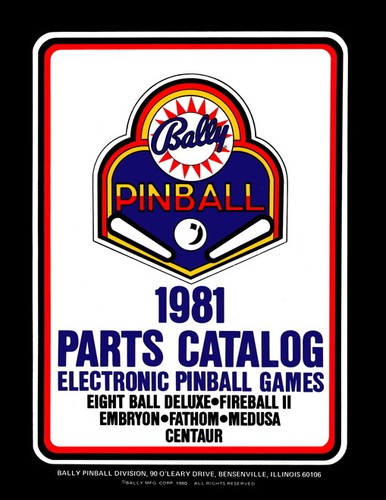 Catalogo ricambi flipper