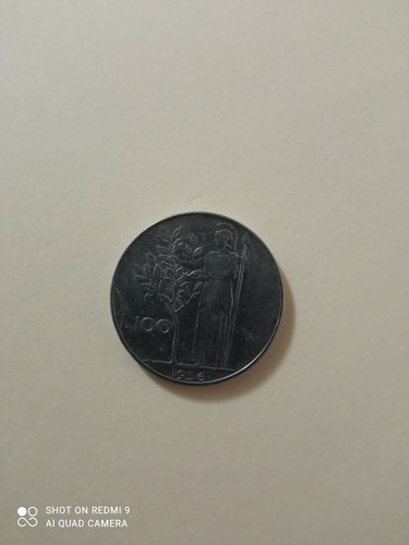 Moneta 100 lire rep - ., italiana