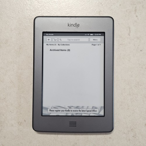Amazon kindle touch - touch, 4a