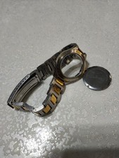 Cassa e Bracciale Acciaio Inox Pieno Laurens 21695 By Lorenz Vintage Anni 80 90 