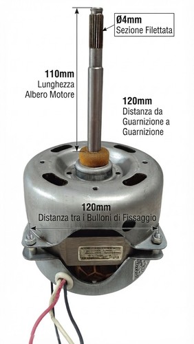 Motore elettrico lavatrice - motore,