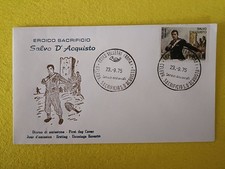 ITALIA BUSTA FILAGRANO 1975 SALVO D'ACQUISTO ANNULLO SPECIALE F.D.C.  VELLETRI