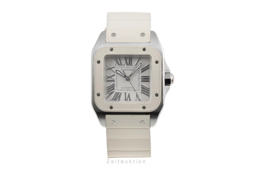 Cartier santos 100 all white - santos,