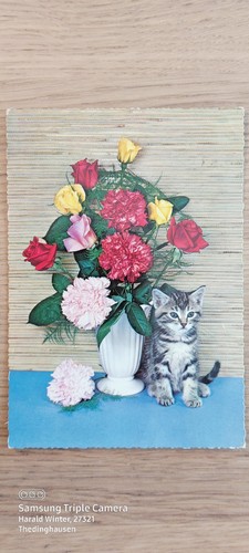 Cartolina fiori chiodi - , di