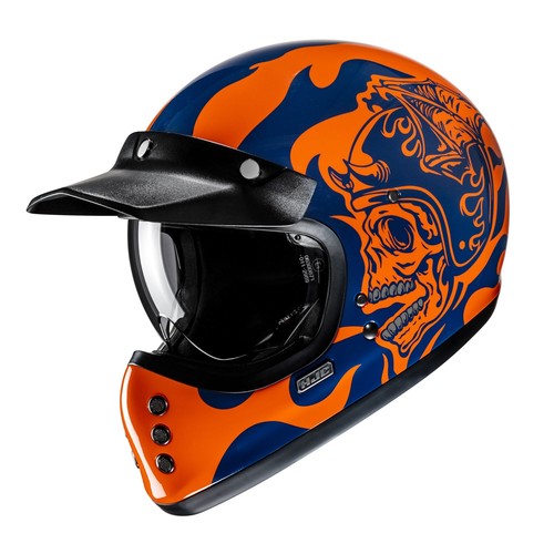 Casco moto hjc v60 - casco, blu