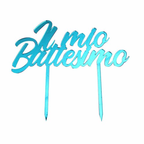 Cake topper mio battesimo - mio,