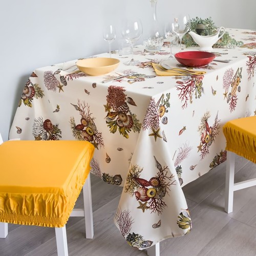 Conchiglie tovaglia cotone - conchiglie,