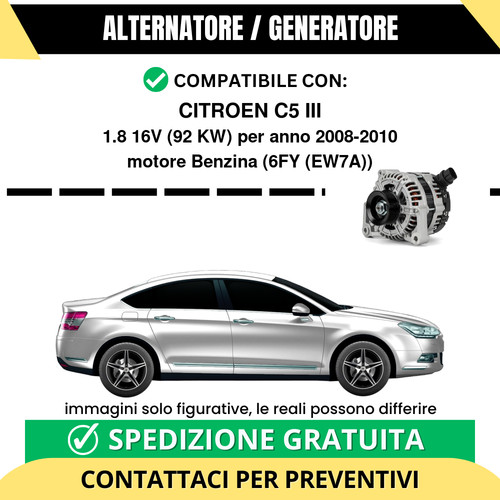 Alternatore citroen iii - citroen, c5
