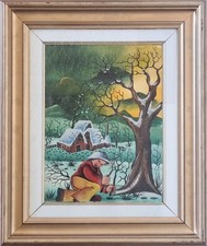 Quadro Villaggio D'inverno