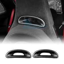 Coprisedile sportivo in carbonio nero rigido telaio poggiatesta per Abarth 595 695 2012-2024