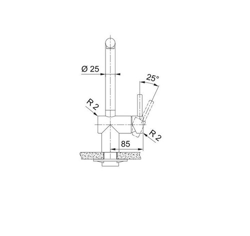 Franke atlas neo - l, mitigeur