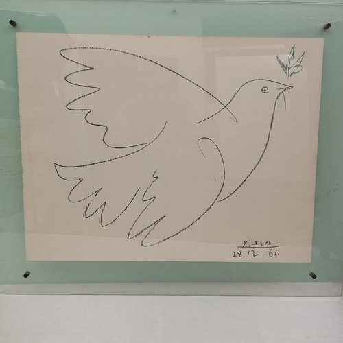 Litografia picasso colombe - le,