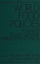 World Food Policies : Toward
