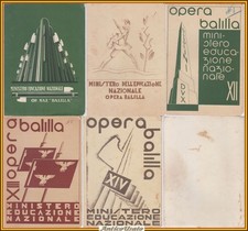 5 PAGELLE SCOLASTICHE FASCISTE