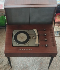 50'S - LESA PHONE - GIRADISCHI CON MOBILETTO, CASSE ACUSTICHE E PIEDI - FUNZIONA