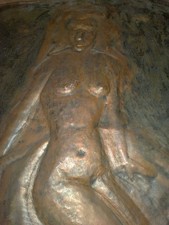 SCULTURA a sbalzo in ferro