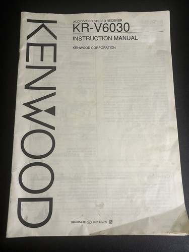 Kenwood v6030 ricevitore - kenwood, kr-v6030