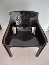 Poltrona nera Gaudi' di Vico Magistretti Per Artemide anni 70.  Come Nuova