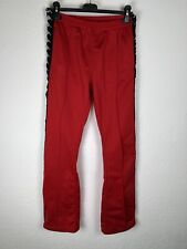 Pantaloni Kappa Rosso Nero Taglia S Uomo Men Track Pants Trousers Bottom