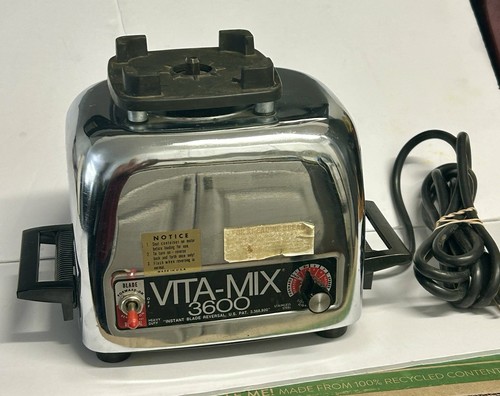 Vintage vitamix 3600 stainless - vitamix,