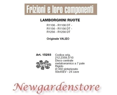 Disco pale 15293 trattore - pale,
