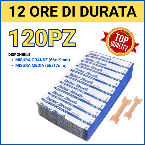 120 pezzi cerotti nasali - pezzi,