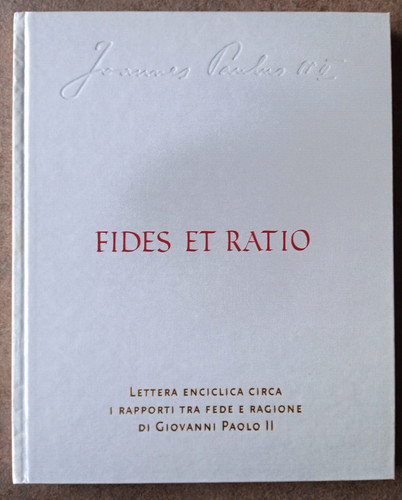 Papa giovanni paolo fides - -,