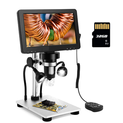 Microscopio lcd 1200x 12mp - microscopio,