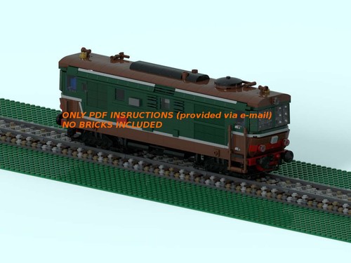 Lego moc train d 345 - moc, d.345