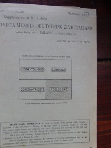 Grande guerra carte - 4, fronte