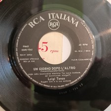 7" LUIGI TENCO  PROMO RAI -
