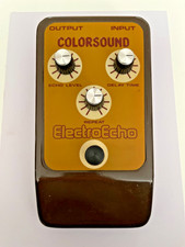 Pedale Colorsound ElectroEcho di Sola Sound anni 70 vintage boutique eco/ritardo FX