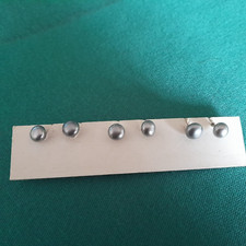 3 PAIA ORECCHINI A PERNO BIGIOTTERIA VINTAGE