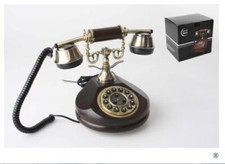 TELEFONO IN legno funzionante