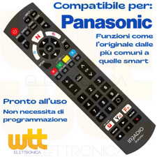 Telecomando universale per tv Panasonic compatibile televisione televisore x led