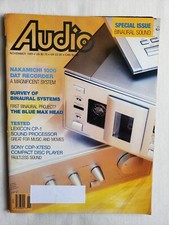 "Audio" 11/89 Nakamichi 1000