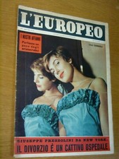 EUROPEO 1957/52=LILLI CERASOLI=CALENDARIO PIAGGIO VESPA=GEORGE RAFT=JANE GASKELL