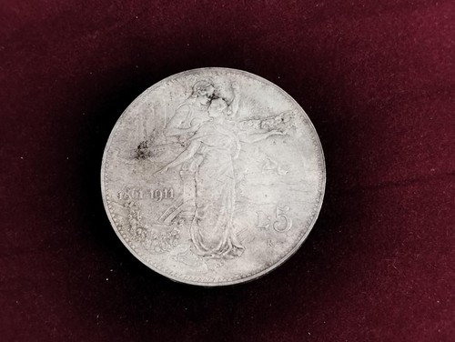 Moneta argento cinquantenario - argento,