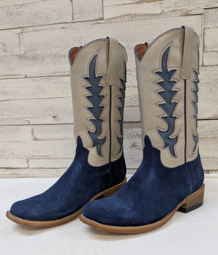 Stivali scamosciati blu macie - stivali,