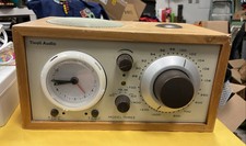 Sveglia Tivoli Modello Tre Henry Kloss Legno e Beige (danneggiata) FUNZIONA! 3