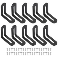 10 Pezzi Staffa a L Scanalata