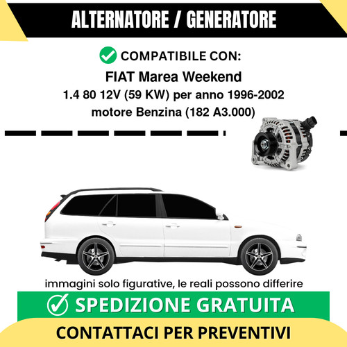 Alternatore fiat marea - alternatore,