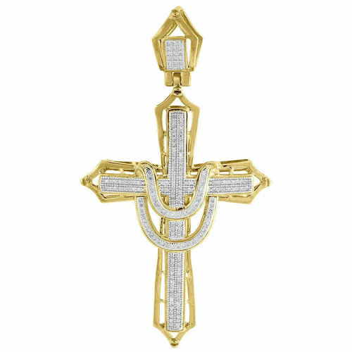 Ciondolo croce diamante oro - croce,