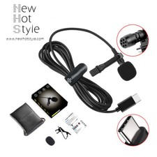 MICROFONO PULCE CLIP LAVALIER OMNIDIREZIONALE TYPE C ANDROID YOUTUBER VLOGGER